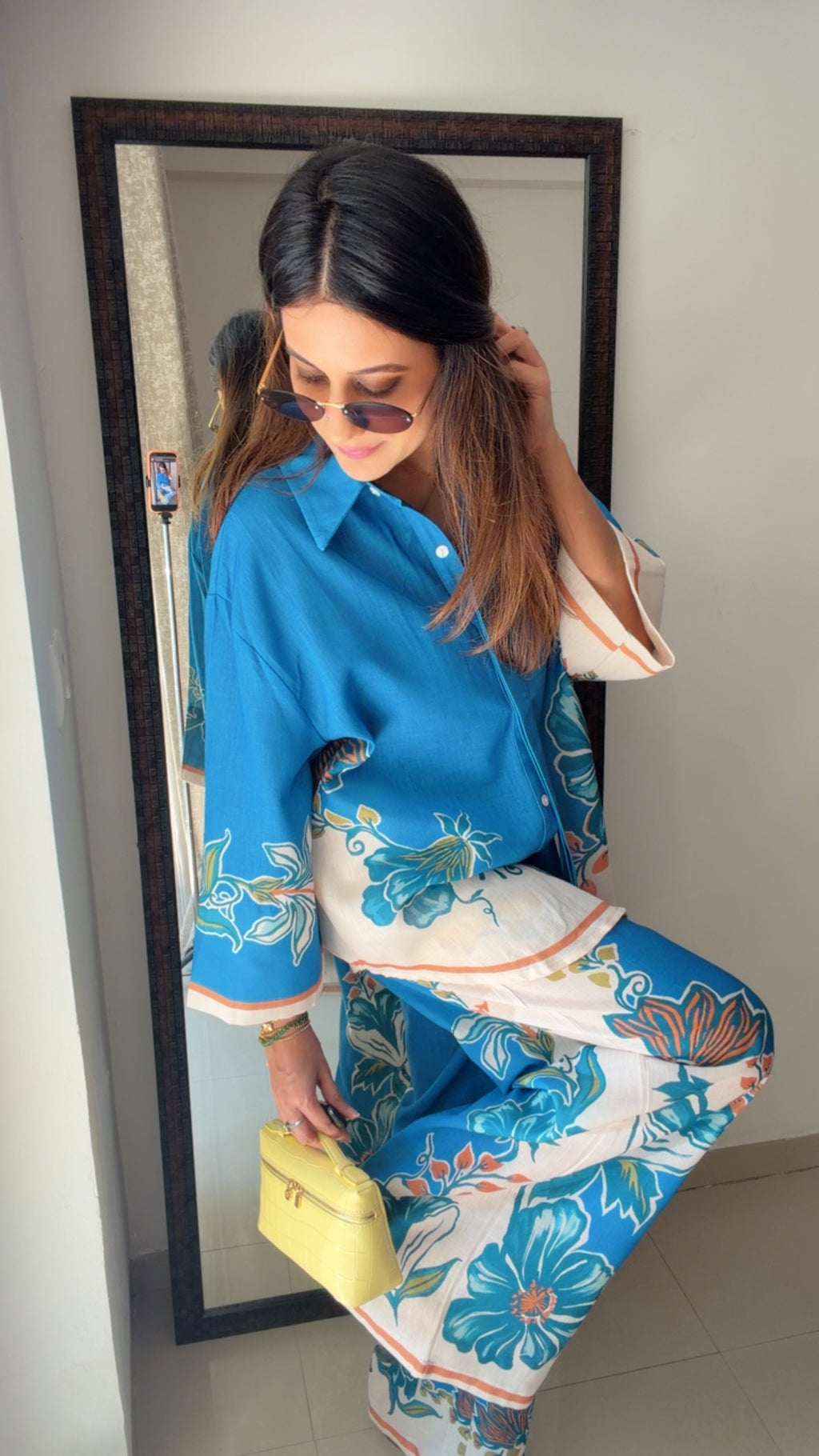 Azure Bloom Resort Co-ord Set