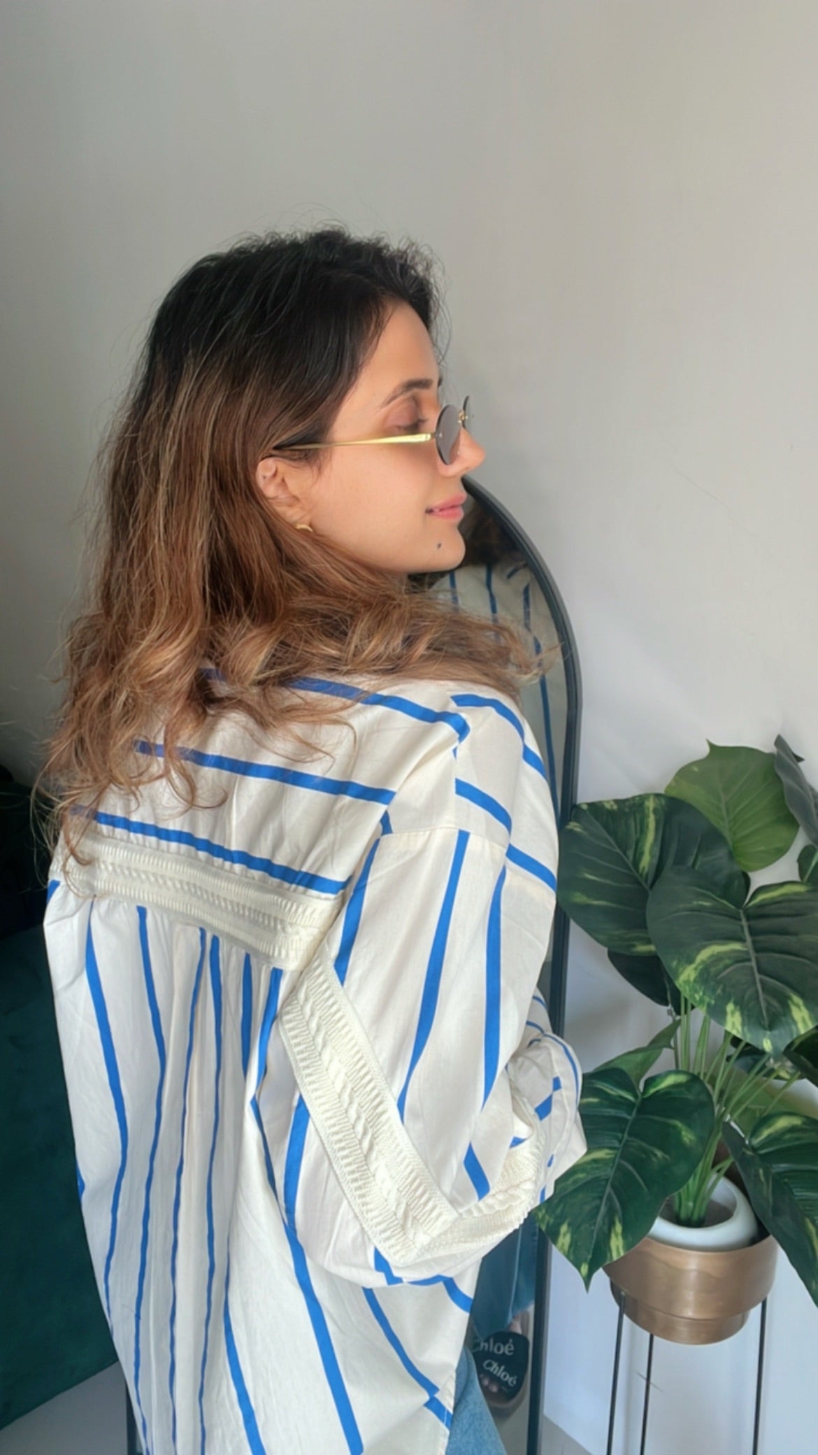 Poplin Lace detailed Shirt