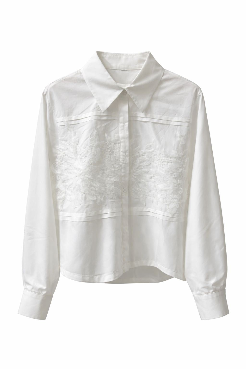 Embroidered Poplin Shirt