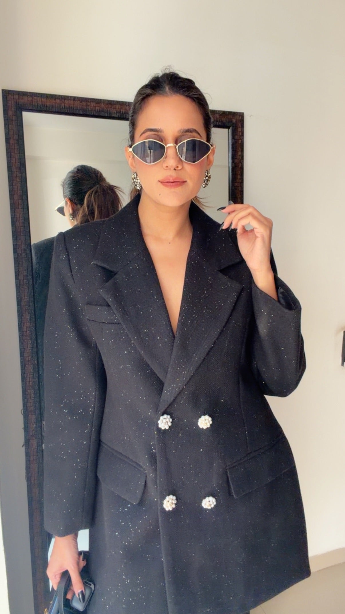 Embellished Blazer Fall Dress