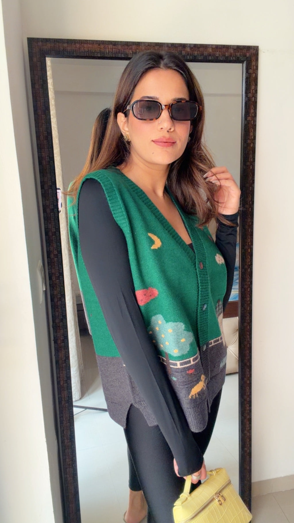 Festive Knit Fall Vest