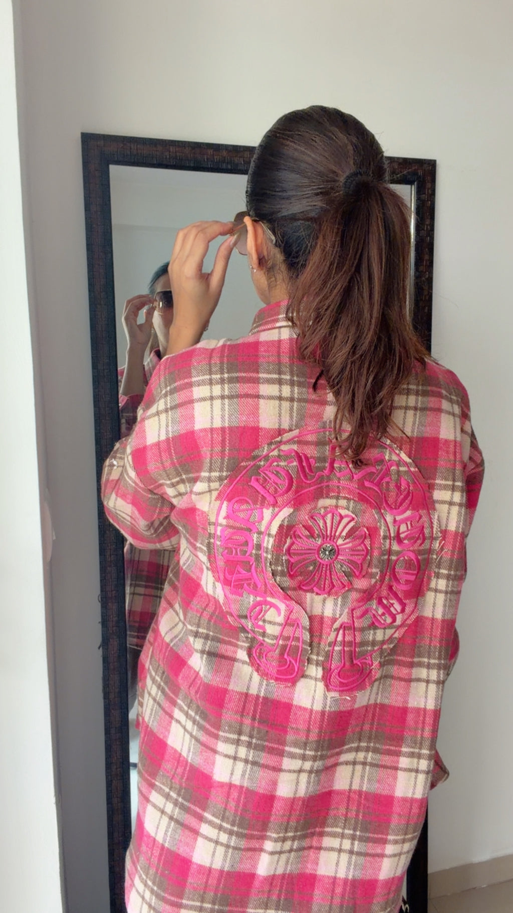 Pink Plaid Fall Shacket