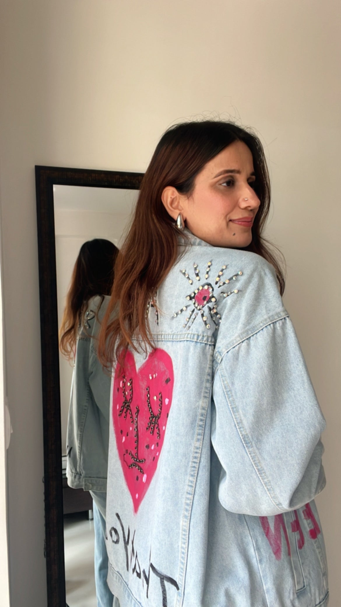 Statement Denim Fall Jacket