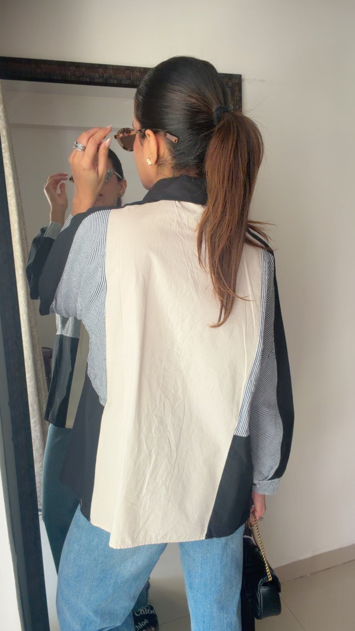 Dusted ColorBlock Poplin Shirt