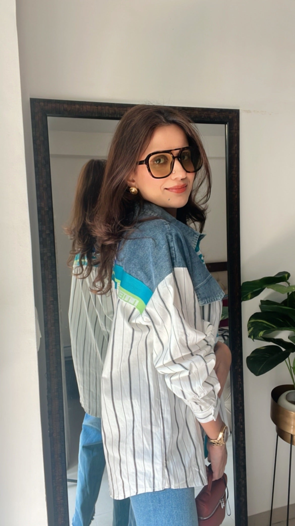 Denim Playful Poplin Shirt