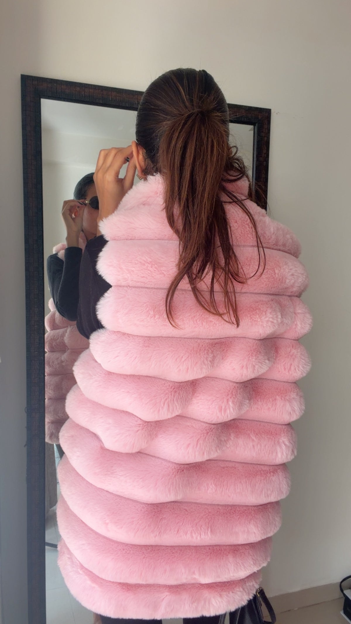 Luxe Bubble Faux Fur Fall Vest