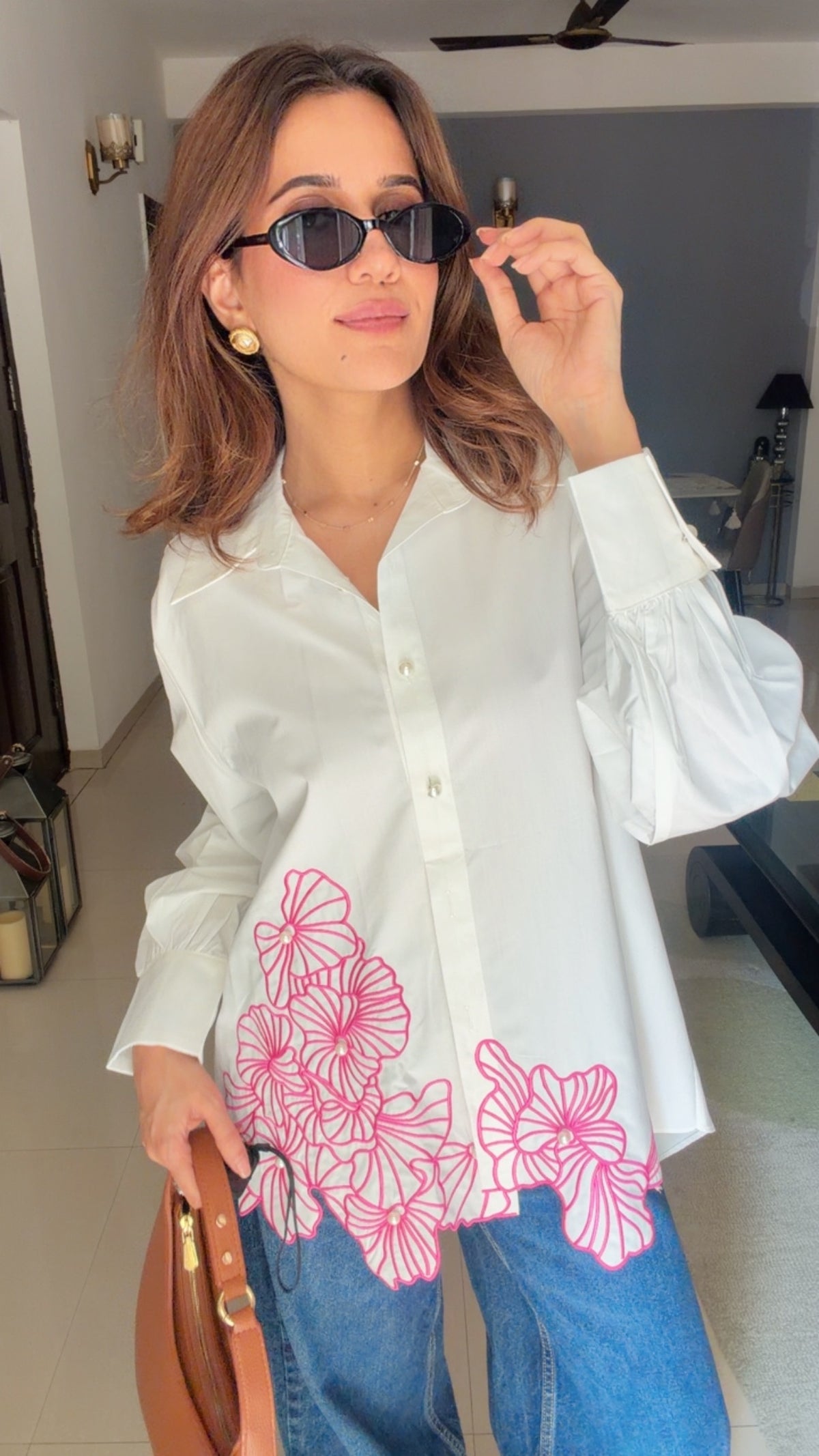 Petal Poetry Poplin Shirt