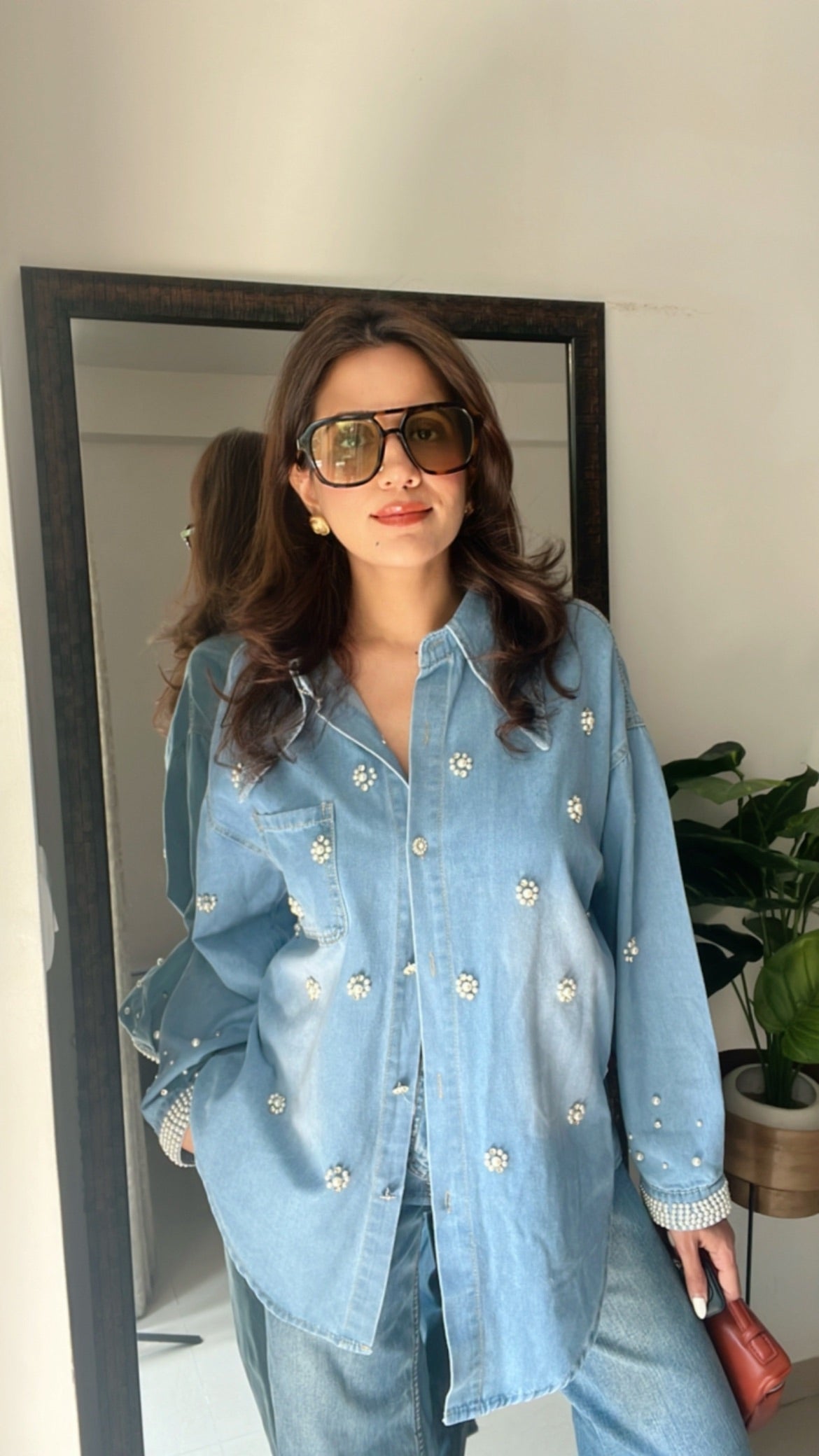 Pearl Denim Shirt