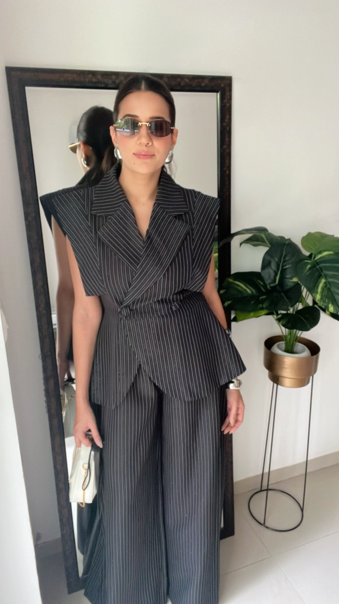 Double Breasted Pinstripe Co-ord