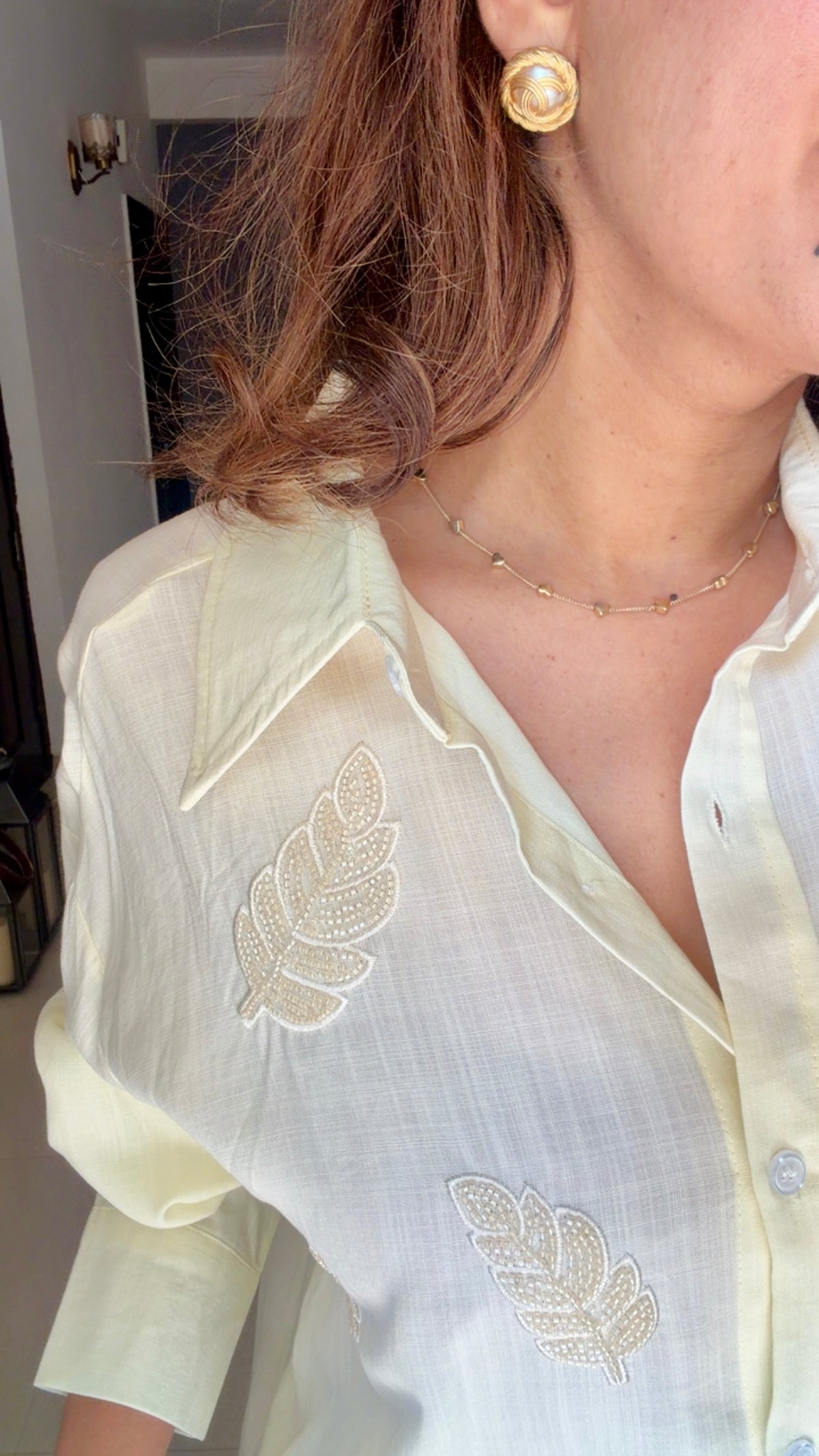 Linen Embroidered Shirt