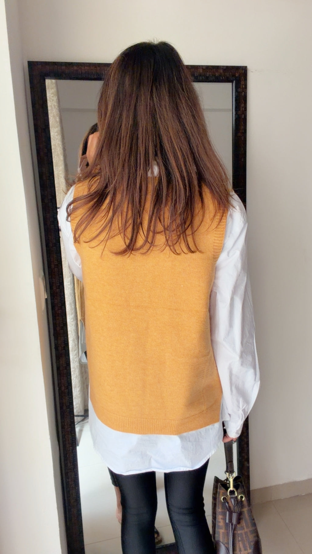 Buttoned Knit Fall Vest
