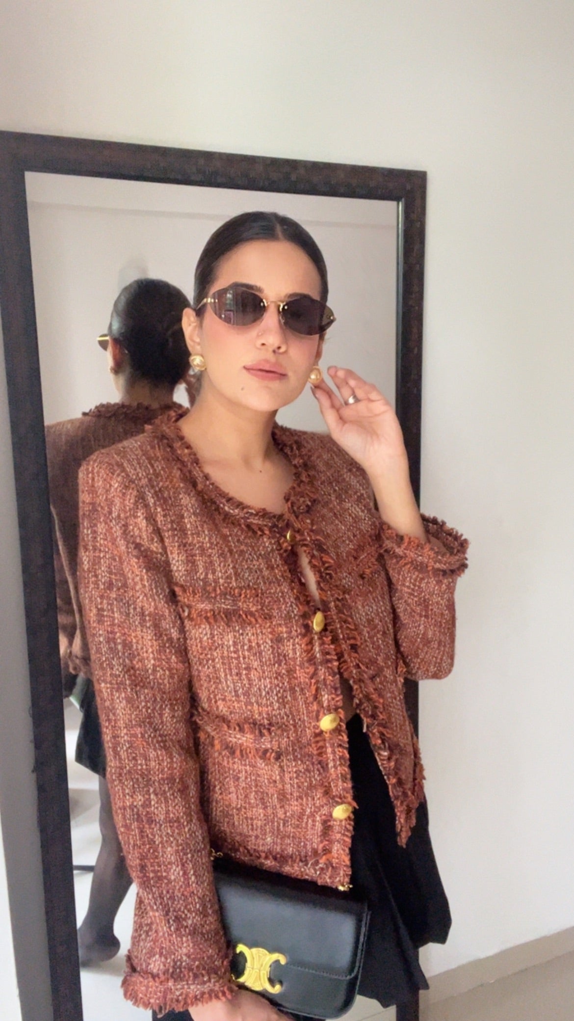 Brown Tweed Fall Jacket