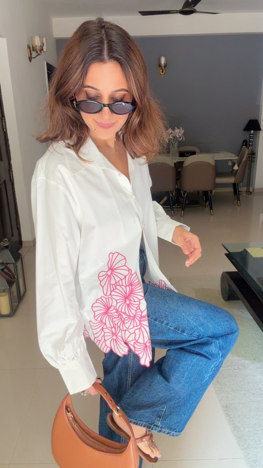 Petal Poetry Poplin Shirt