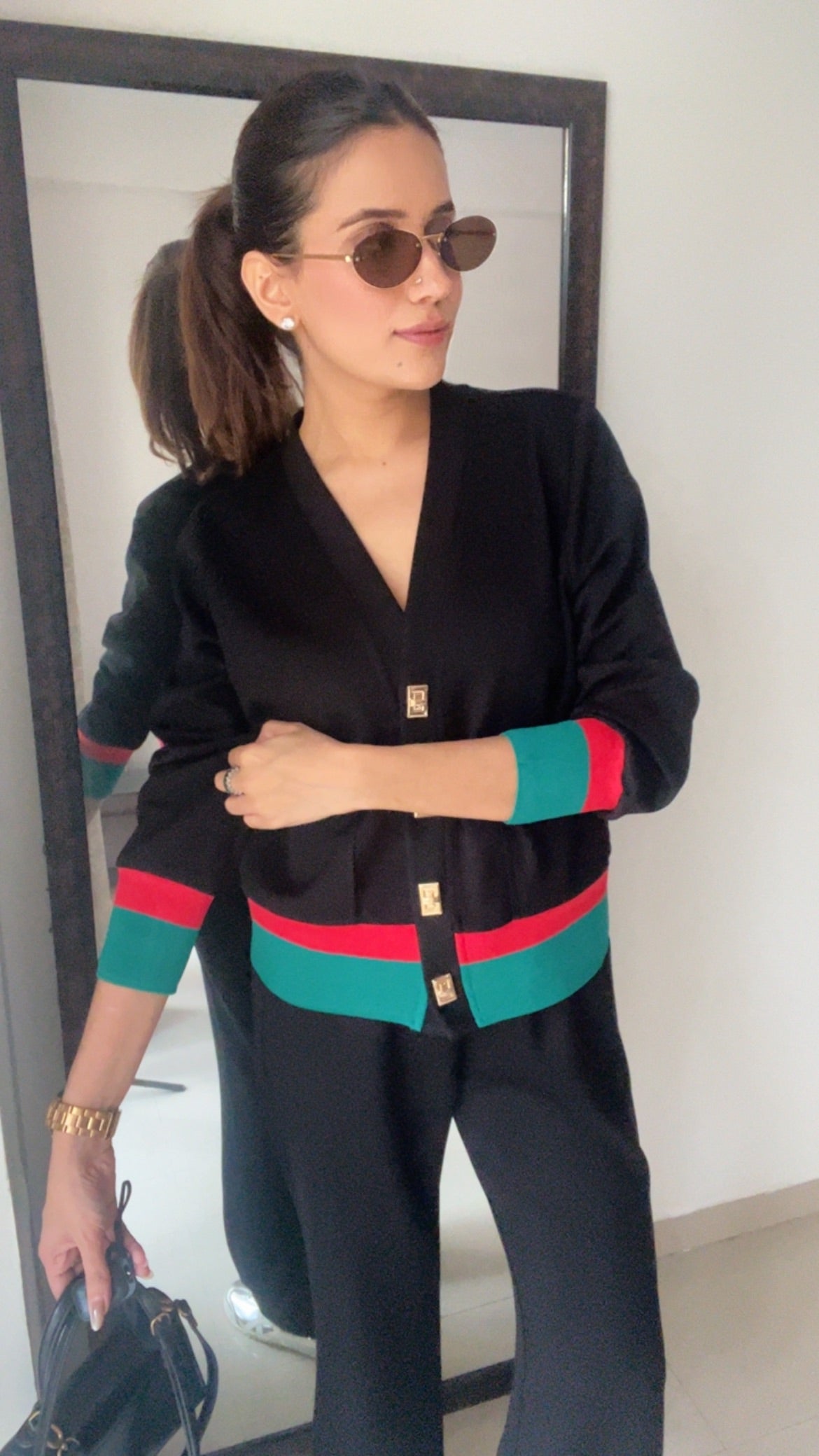 Buttoned Cozy Fall Lounge Set