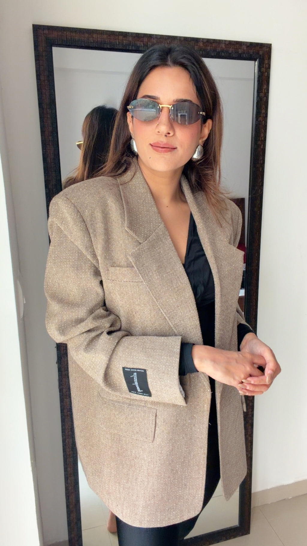 Swarovski Studded Fall Coat