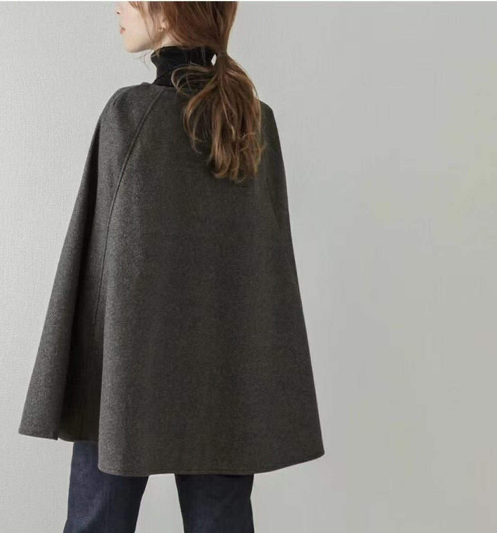 Classic Fall Cape Jacket