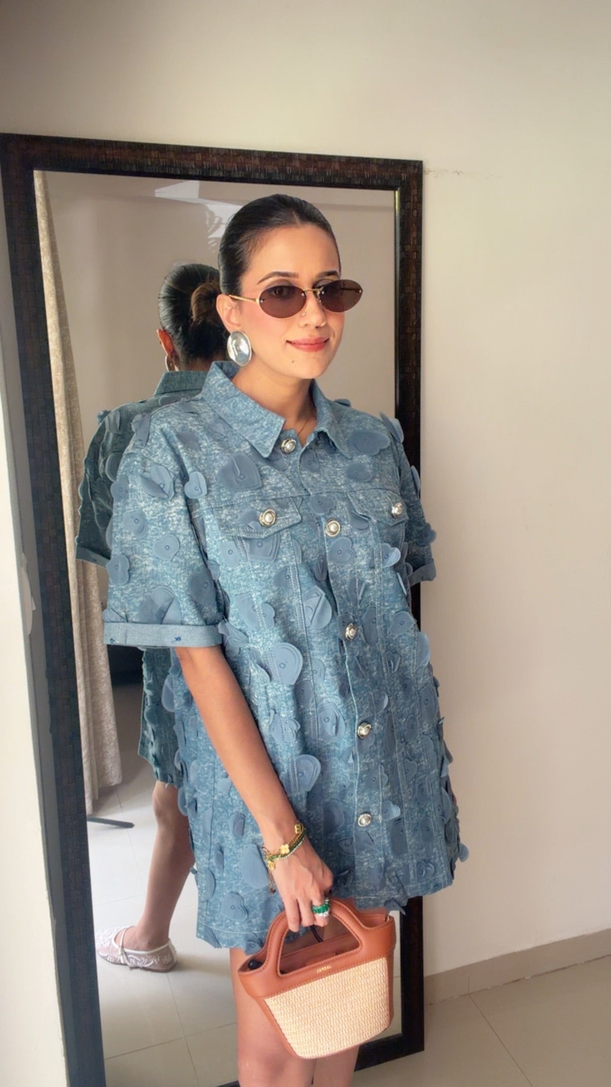 Cloud Wash Denim Dress