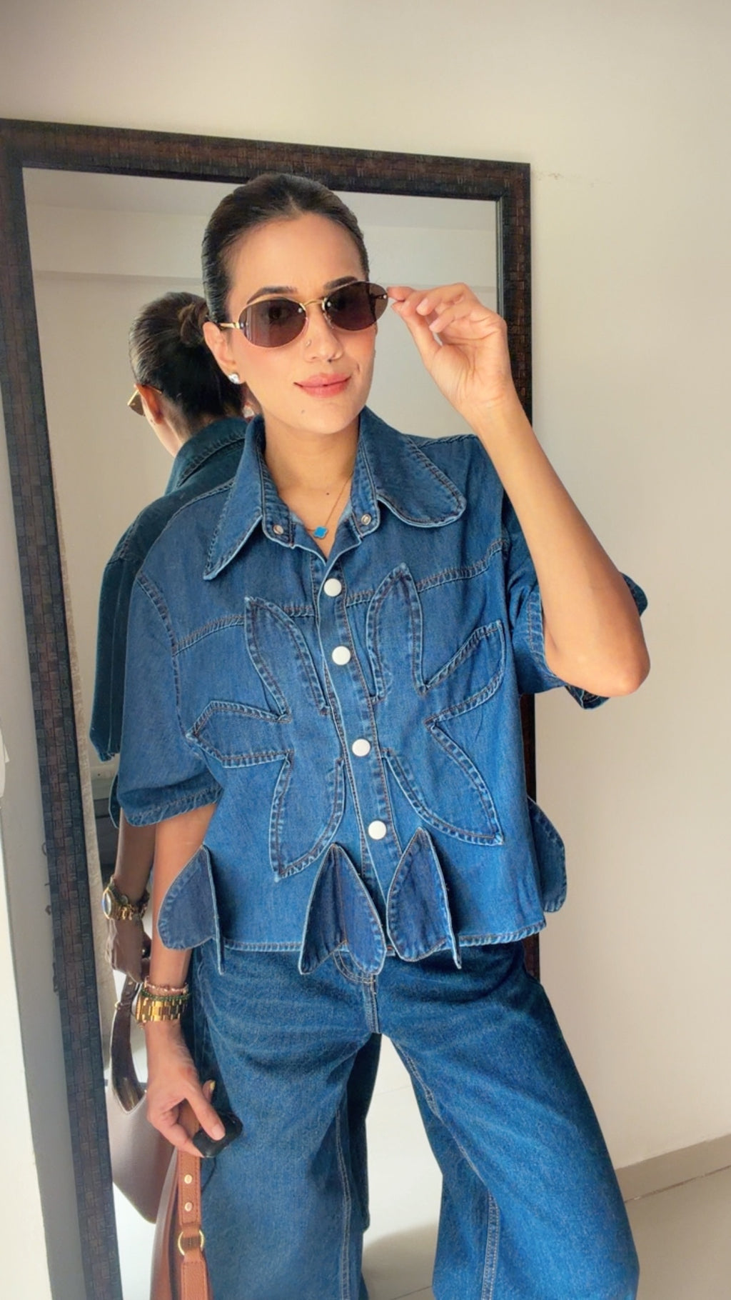 Heart Edge Denim Shirt
