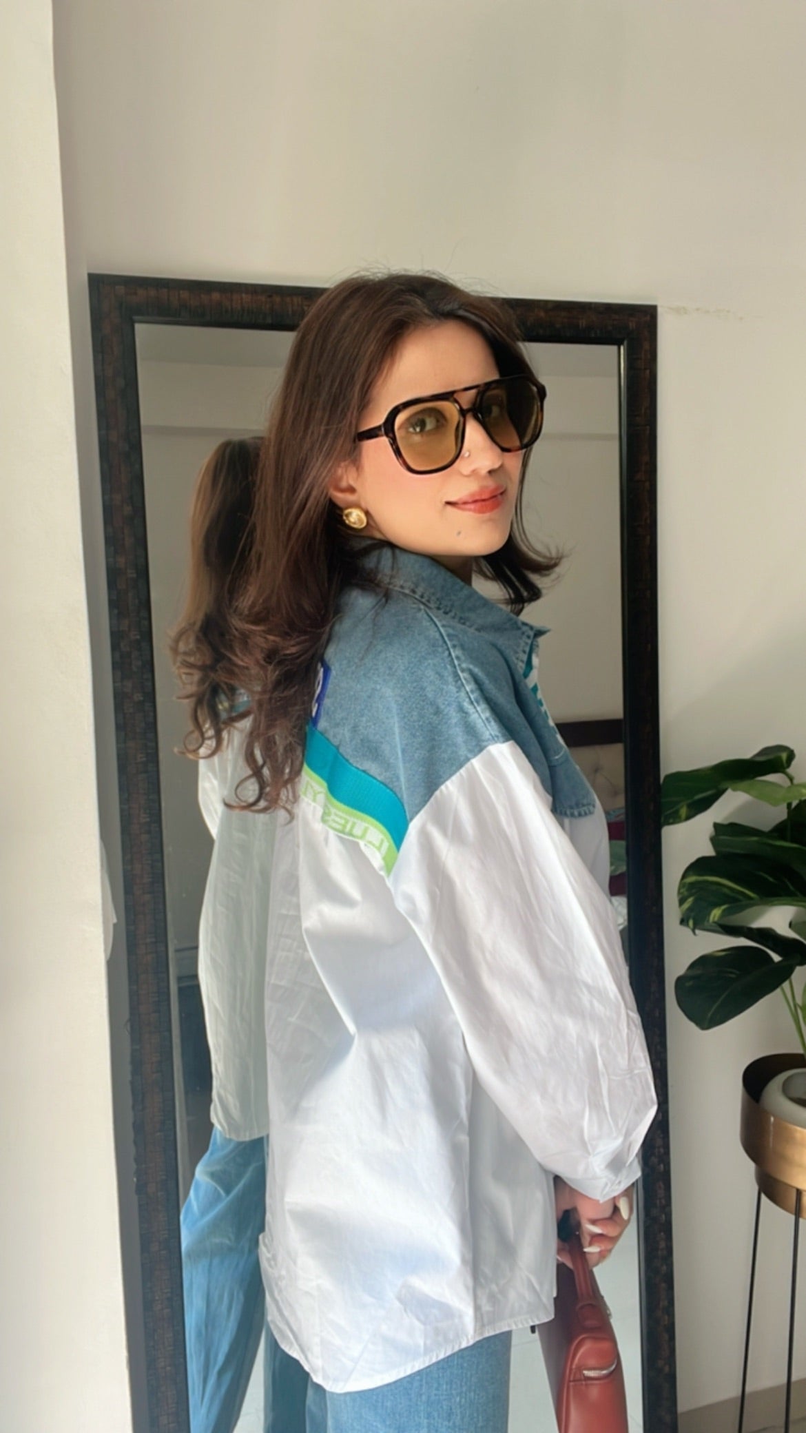 Denim Playful Poplin Shirt