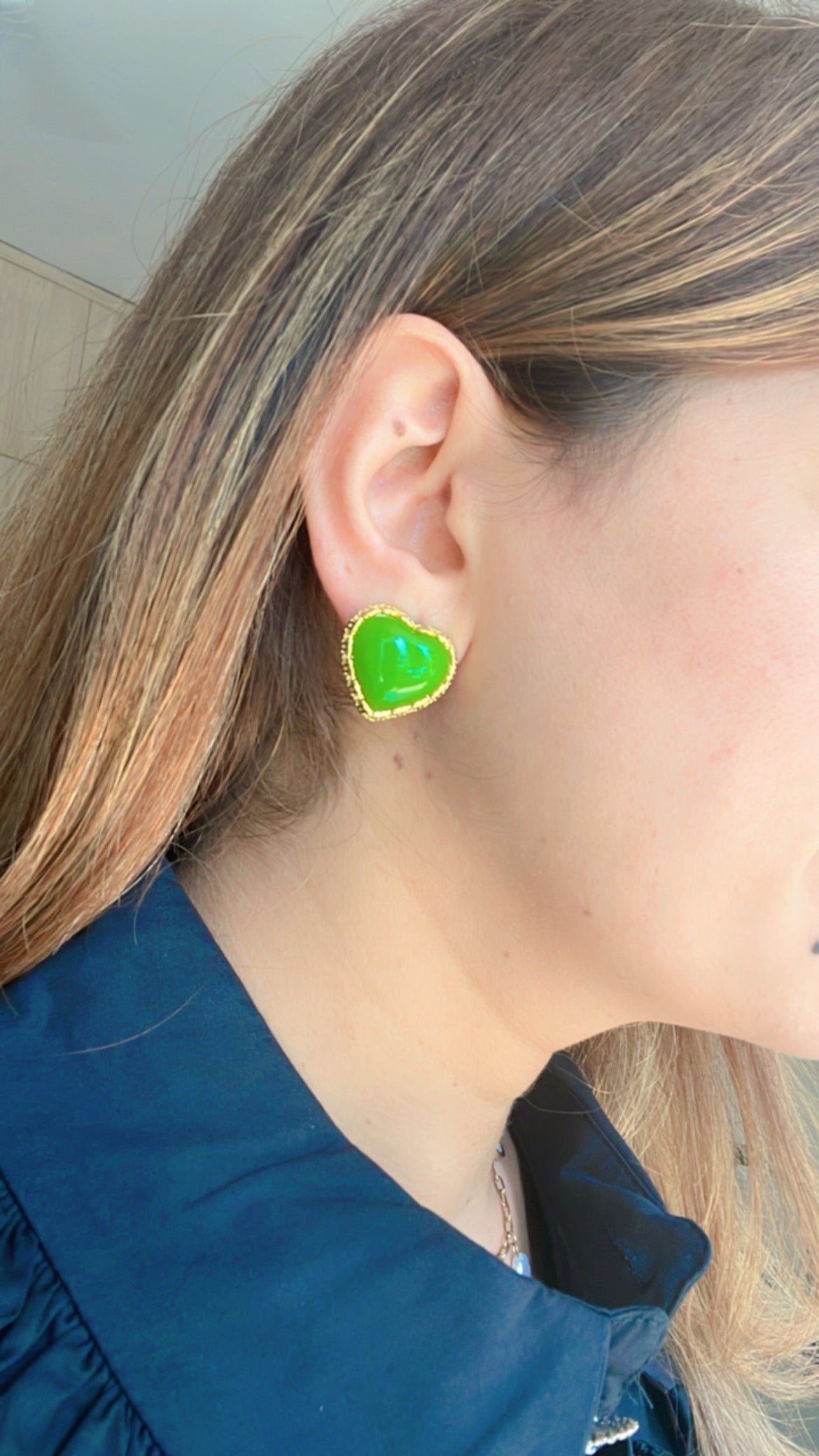 Green Earrings