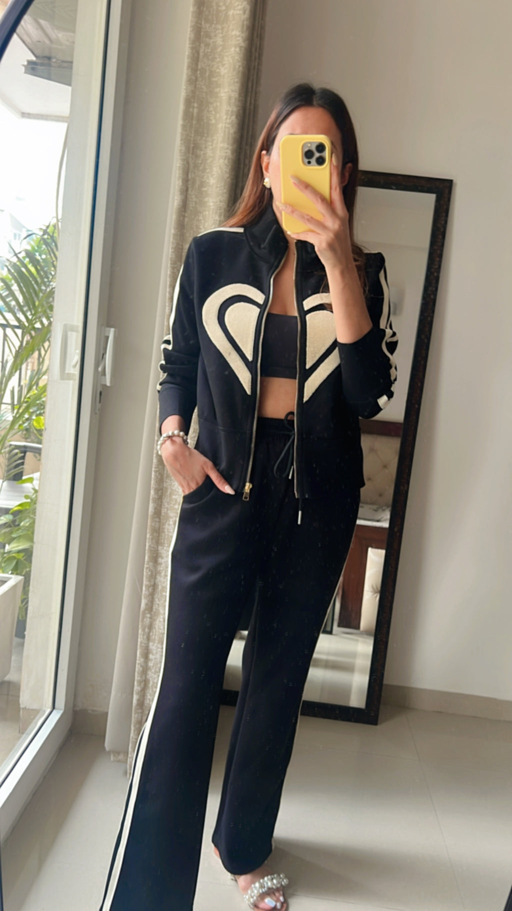 Heart Striped Fall Lounge Set