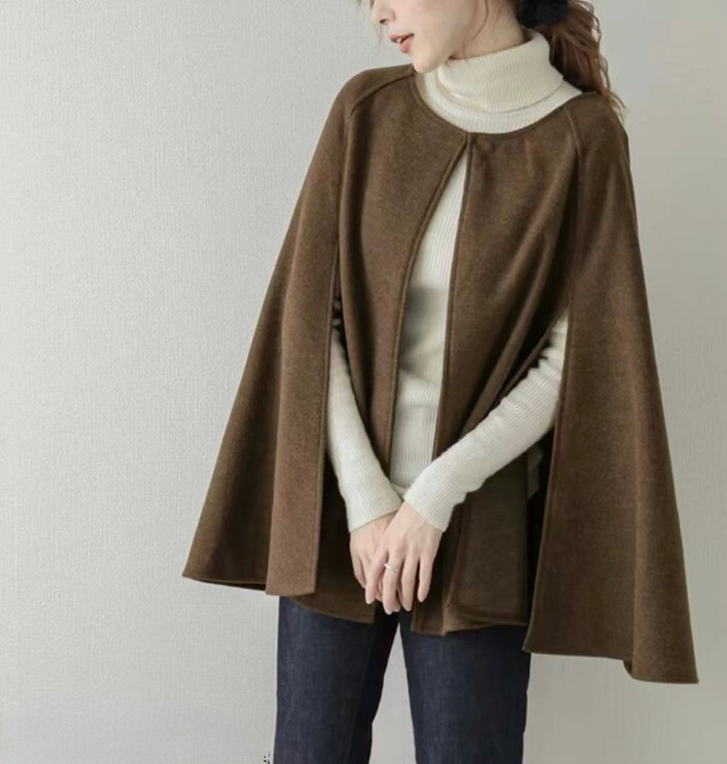 Classic Fall Cape Jacket