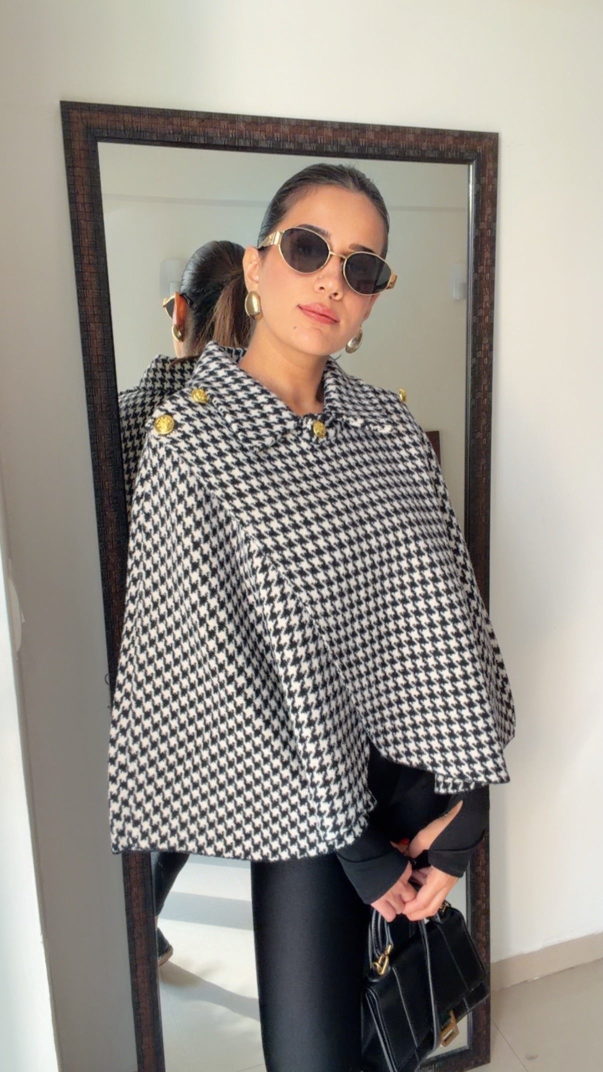 Luxe Woolen Fall Cape Jacket