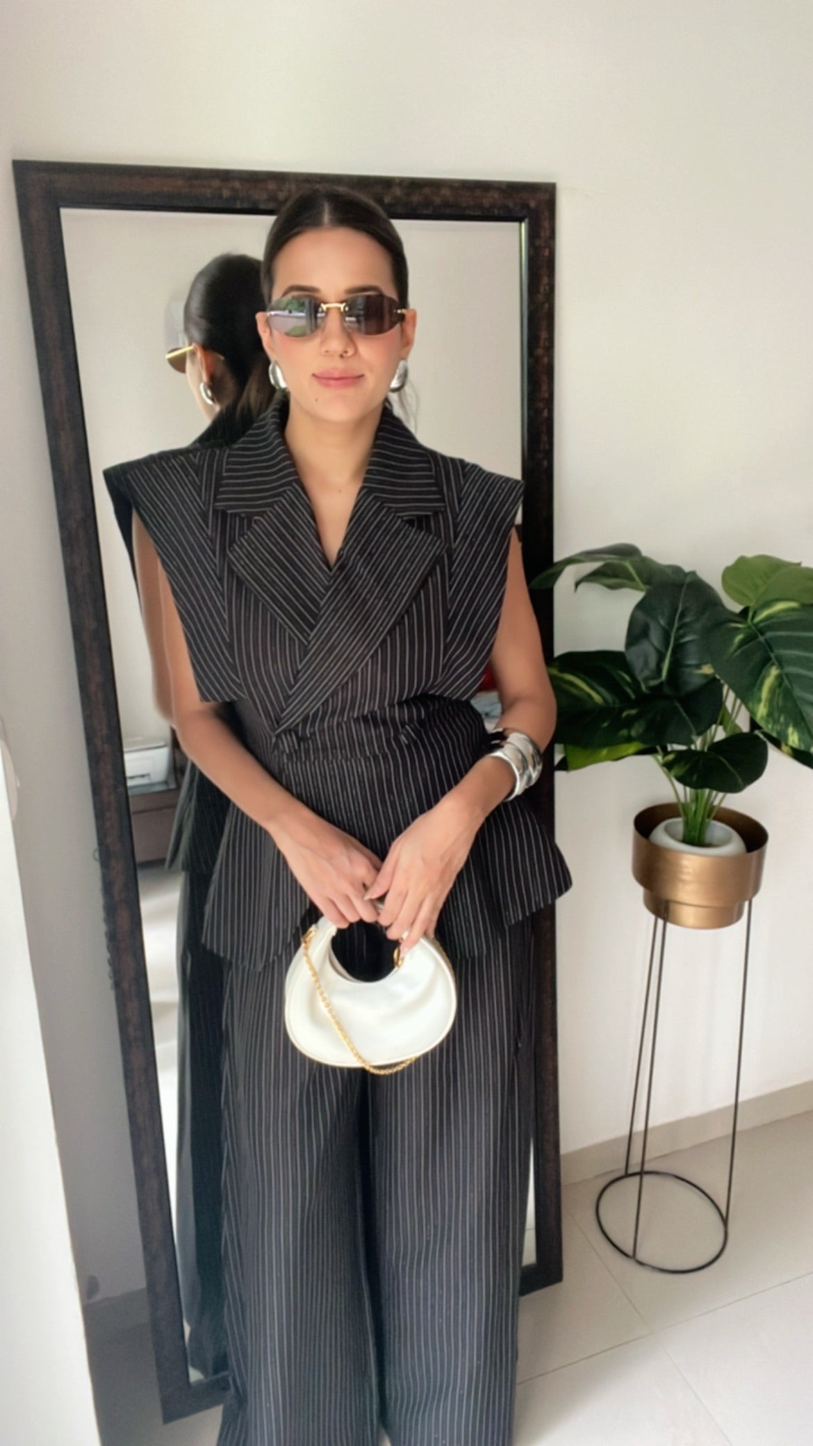 Double Breasted Pinstripe Co-ord