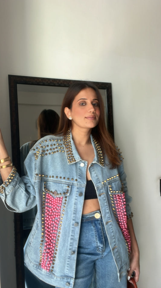 Denim Rivet Jacket