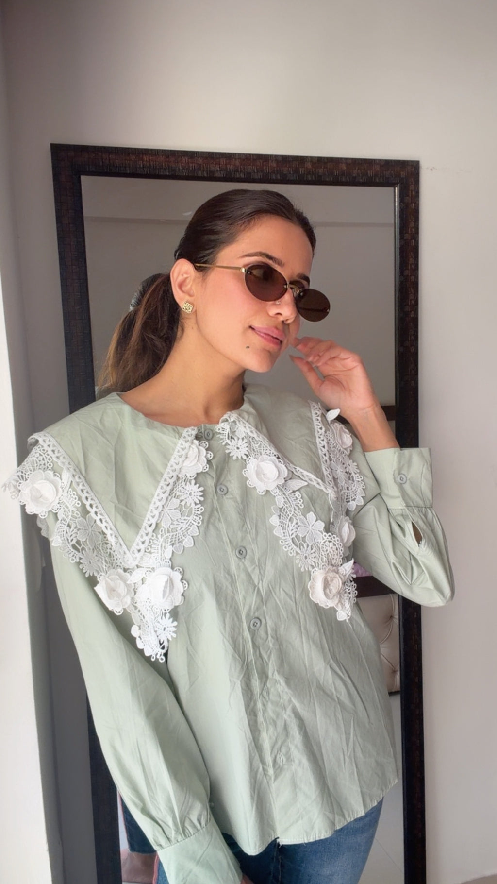 Lapel Summer Poplin Shirt
