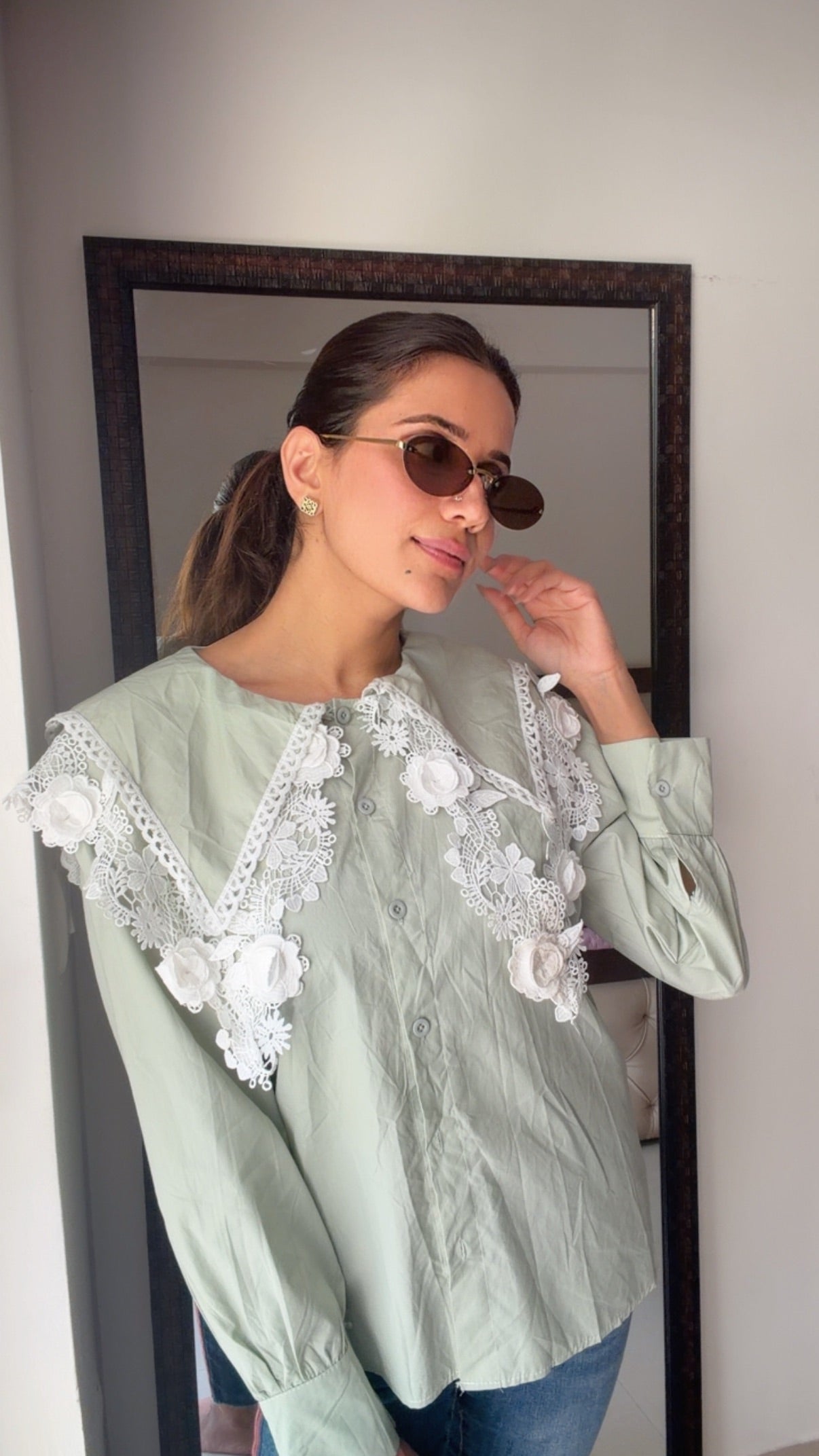 Lapel Summer Poplin Shirt