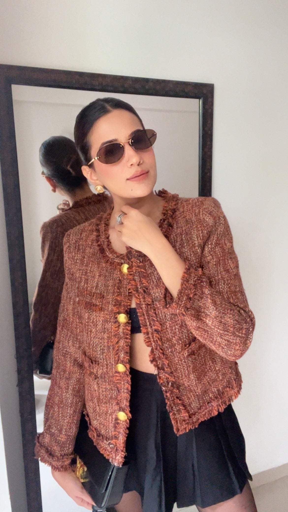 Brown Tweed Fall Jacket