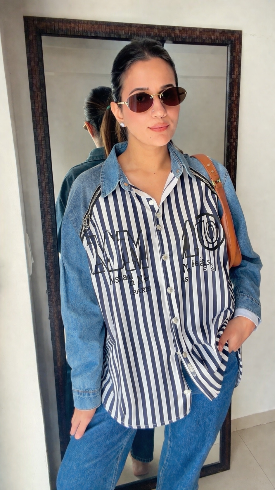 Denim Poplin Shirt