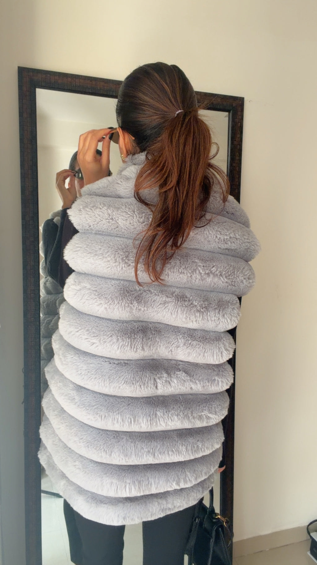 Luxe Bubble Faux Fur Fall Vest