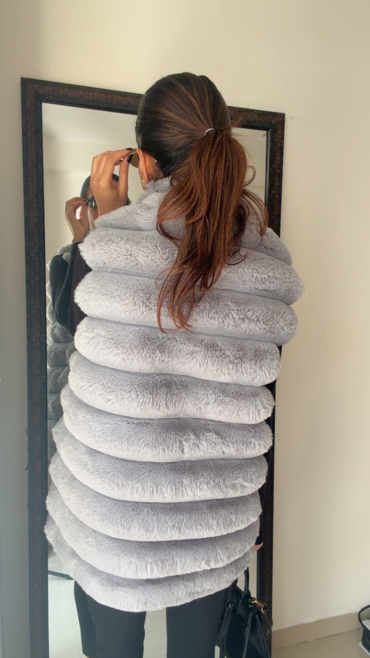 Luxe Bubble Faux Fur Fall Vest