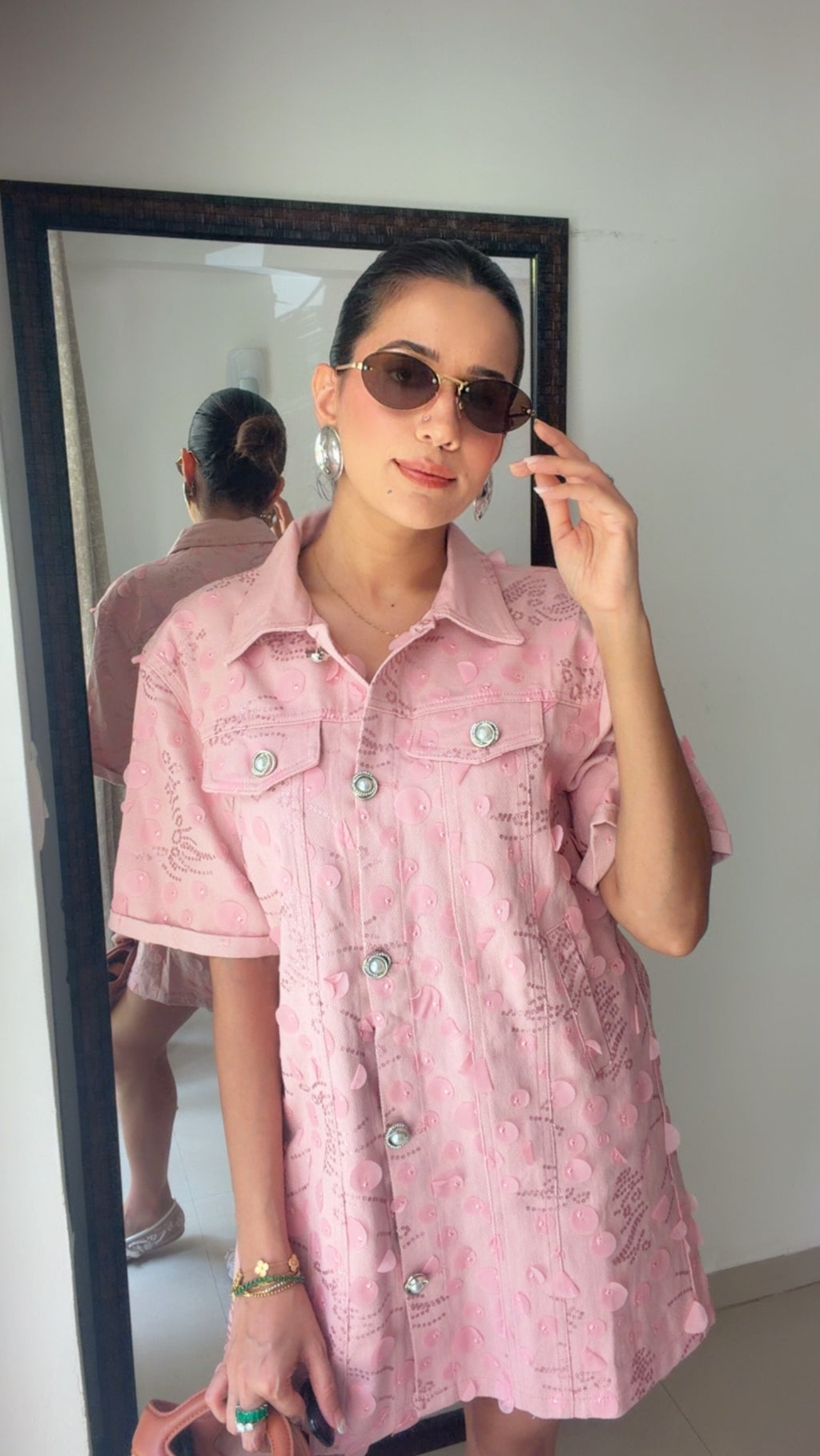 Cloud Wash Denim Dress