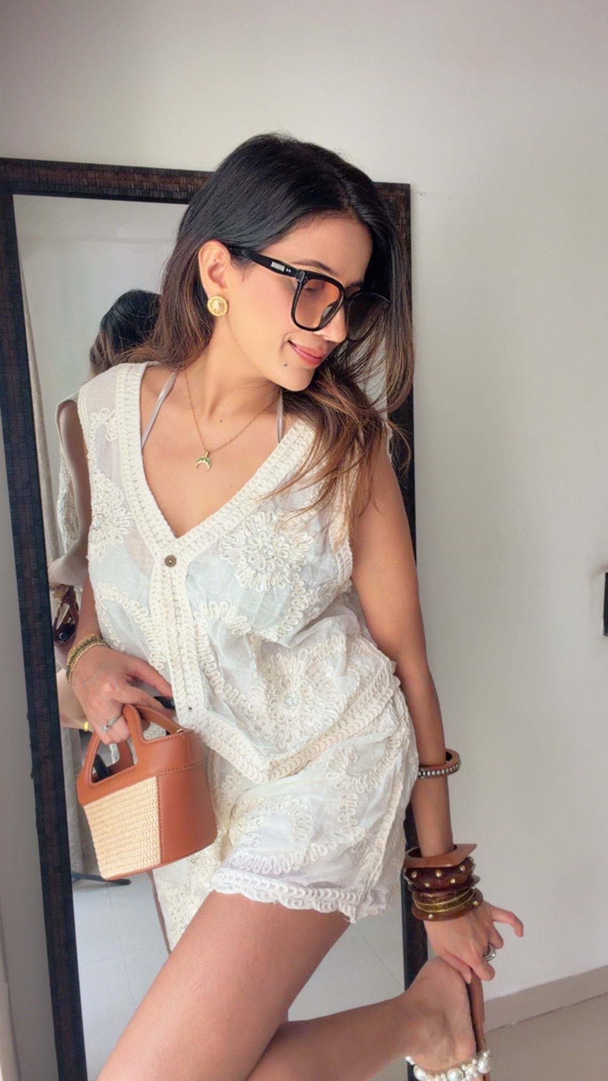 Island Ease Embroidered Co-ord Set