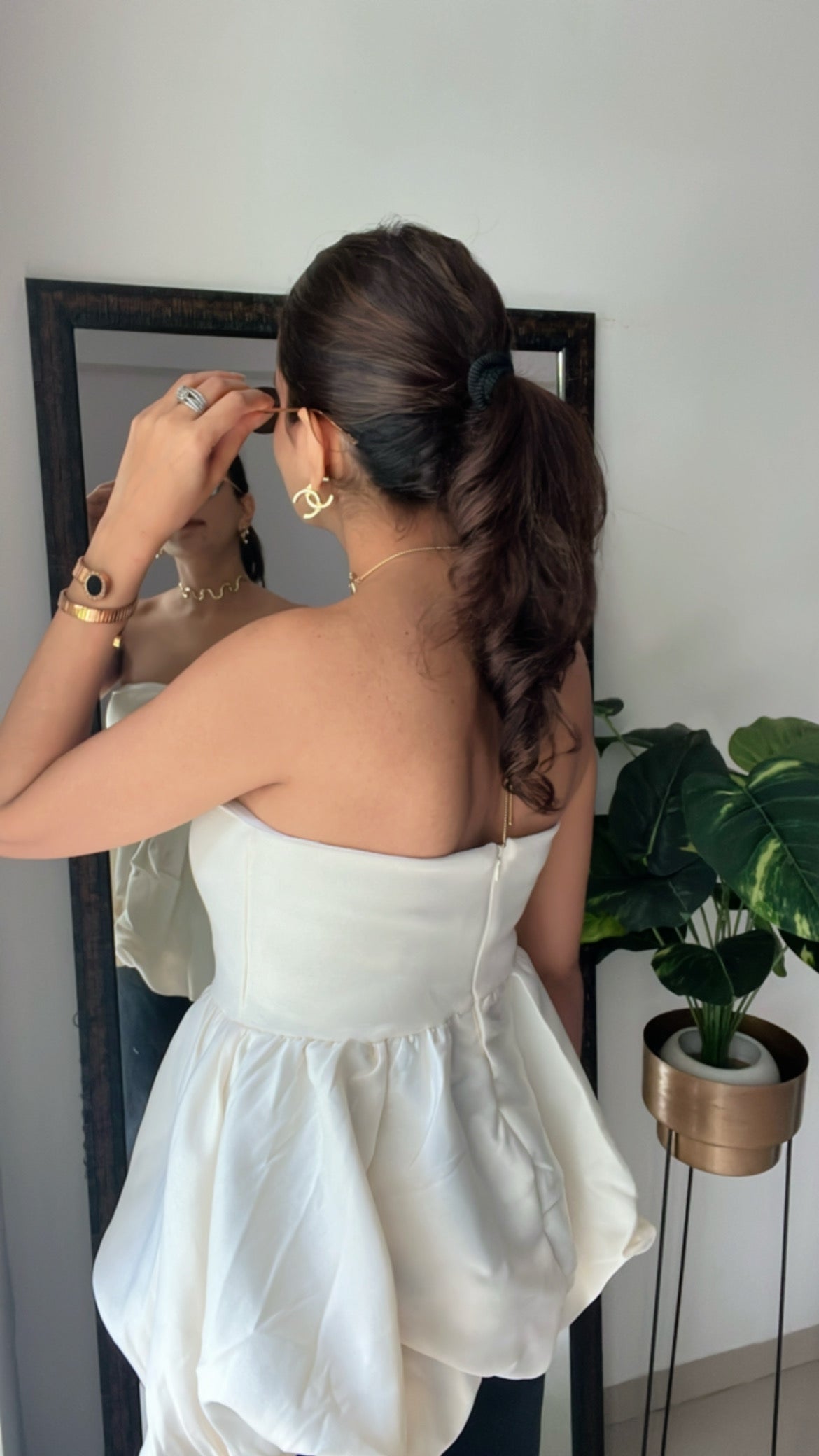 Flounce Statement Top