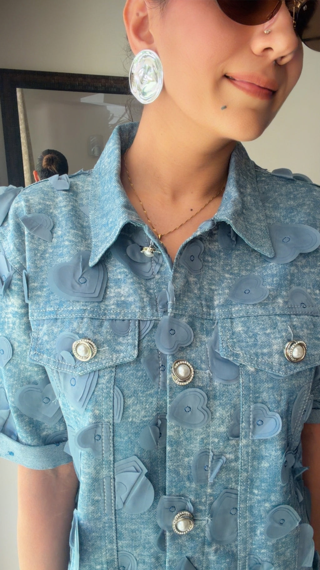 Cloud Wash Denim Dress