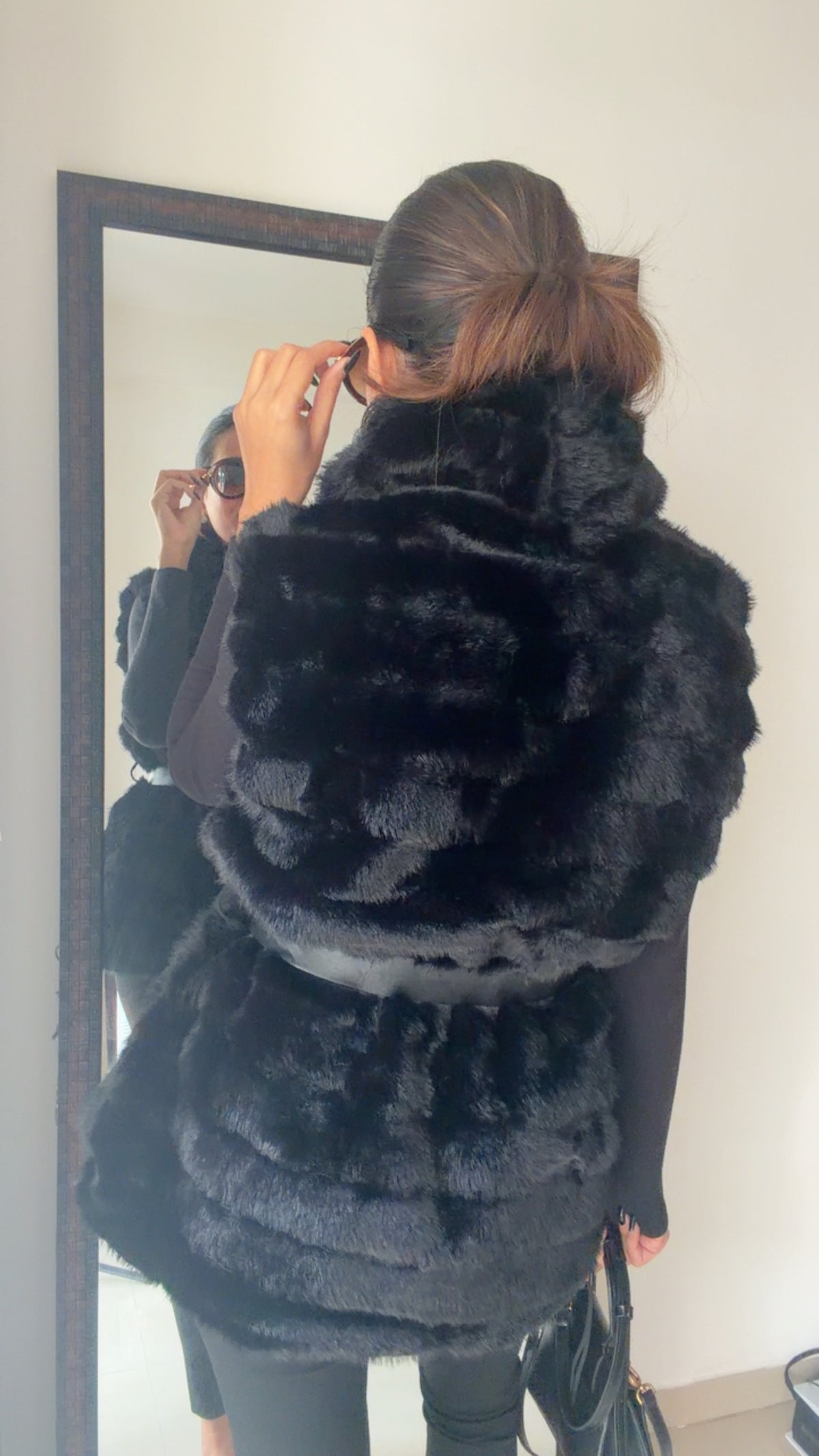 Luxe Faux Fur Fall Vest with belt – Closet Affair by Priyanka Ahuja