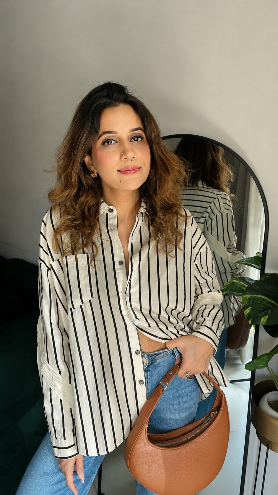 Poplin Lace detailed Shirt