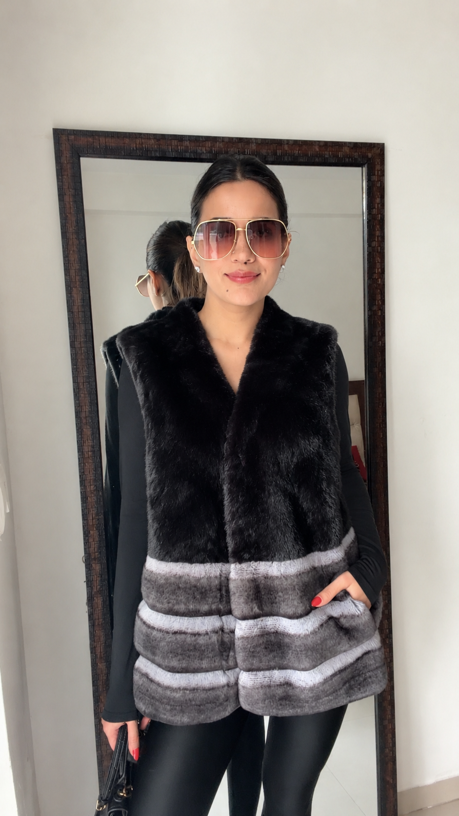 Luxe Faux Fur Fall Gilet (Vest)