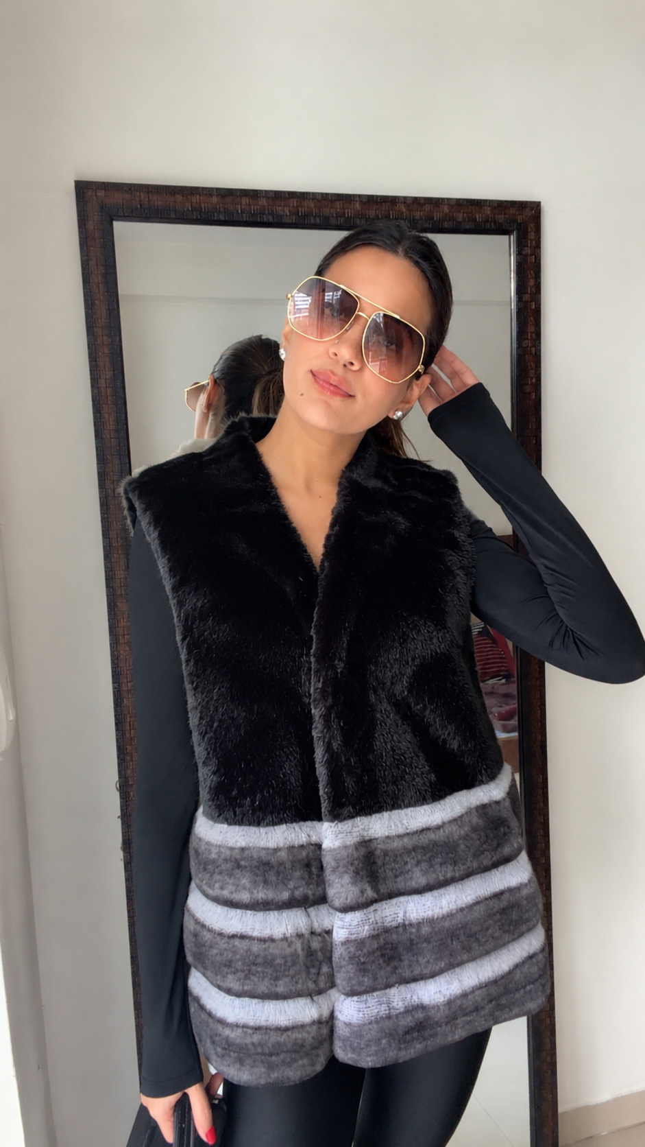 Luxe Faux Fur Fall Gilet (Vest)