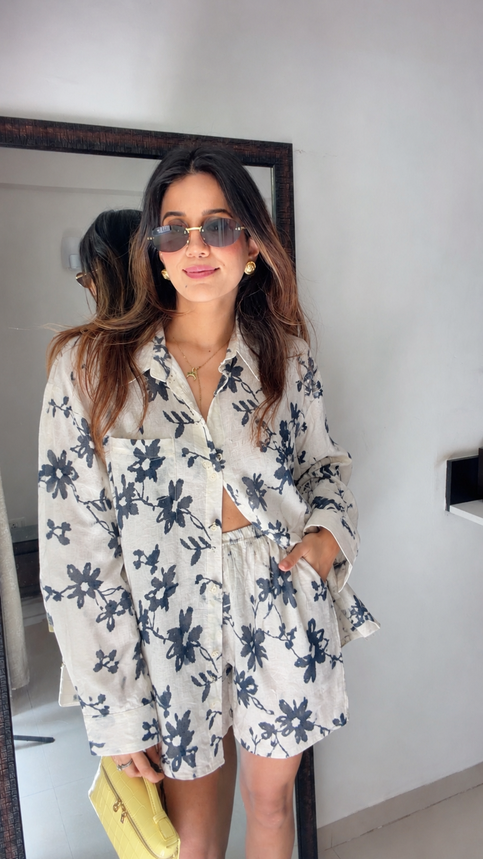 White Floral Co-Ord Set