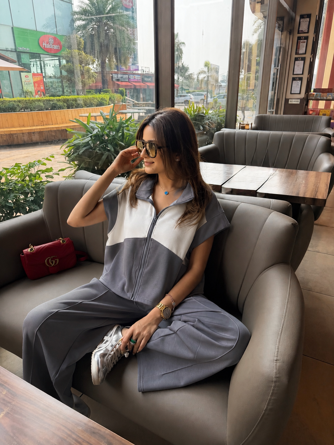 Relaxed Cap sleeves Lounge Set