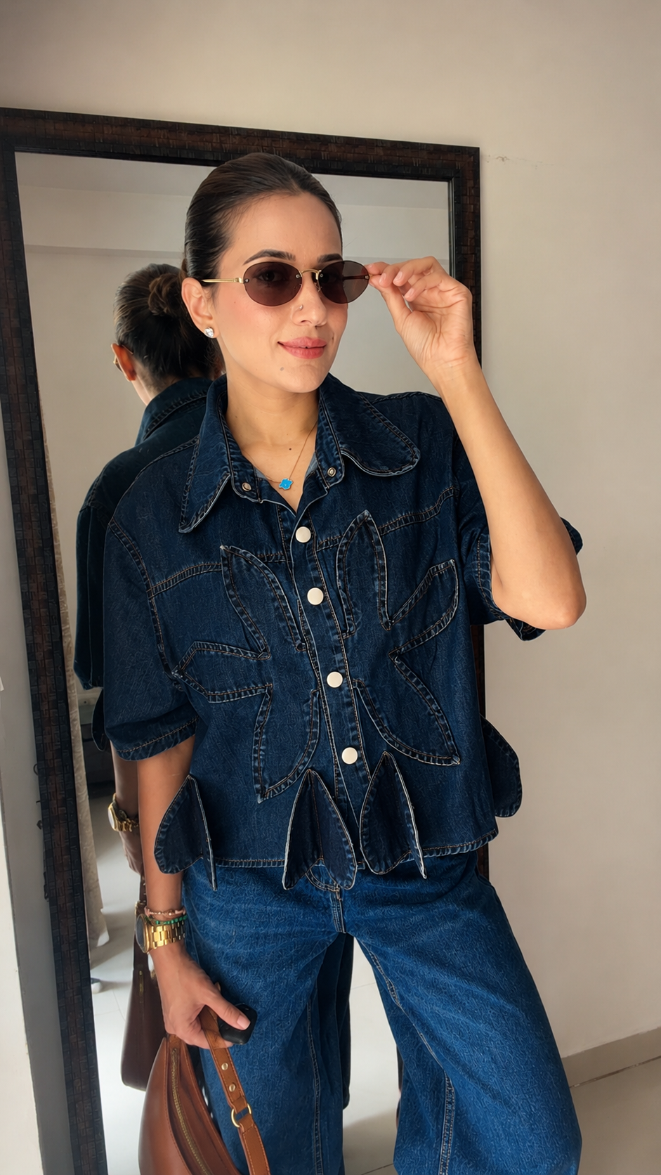 Heart Edge Denim Shirt