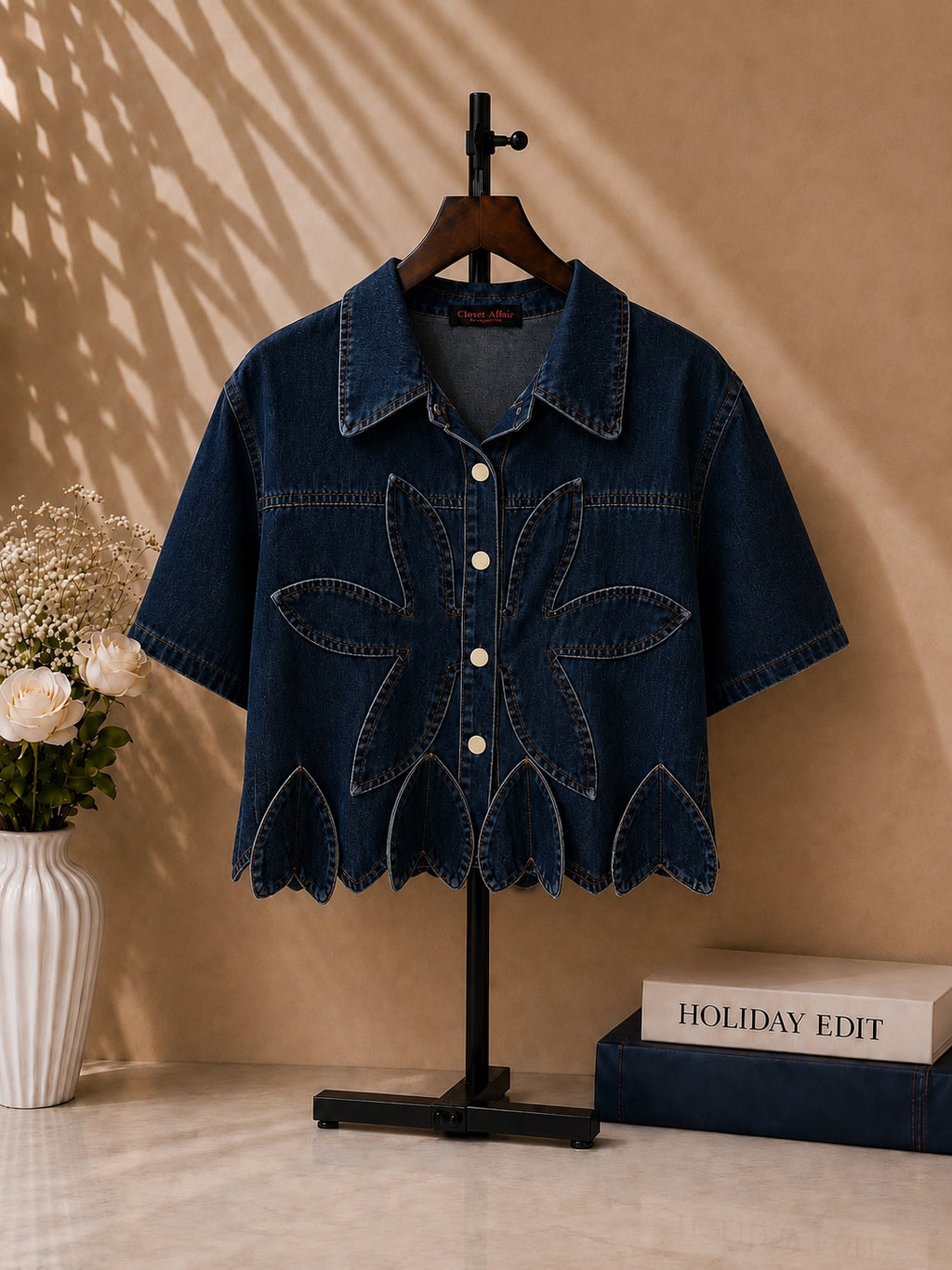 Heart Edge Denim Shirt