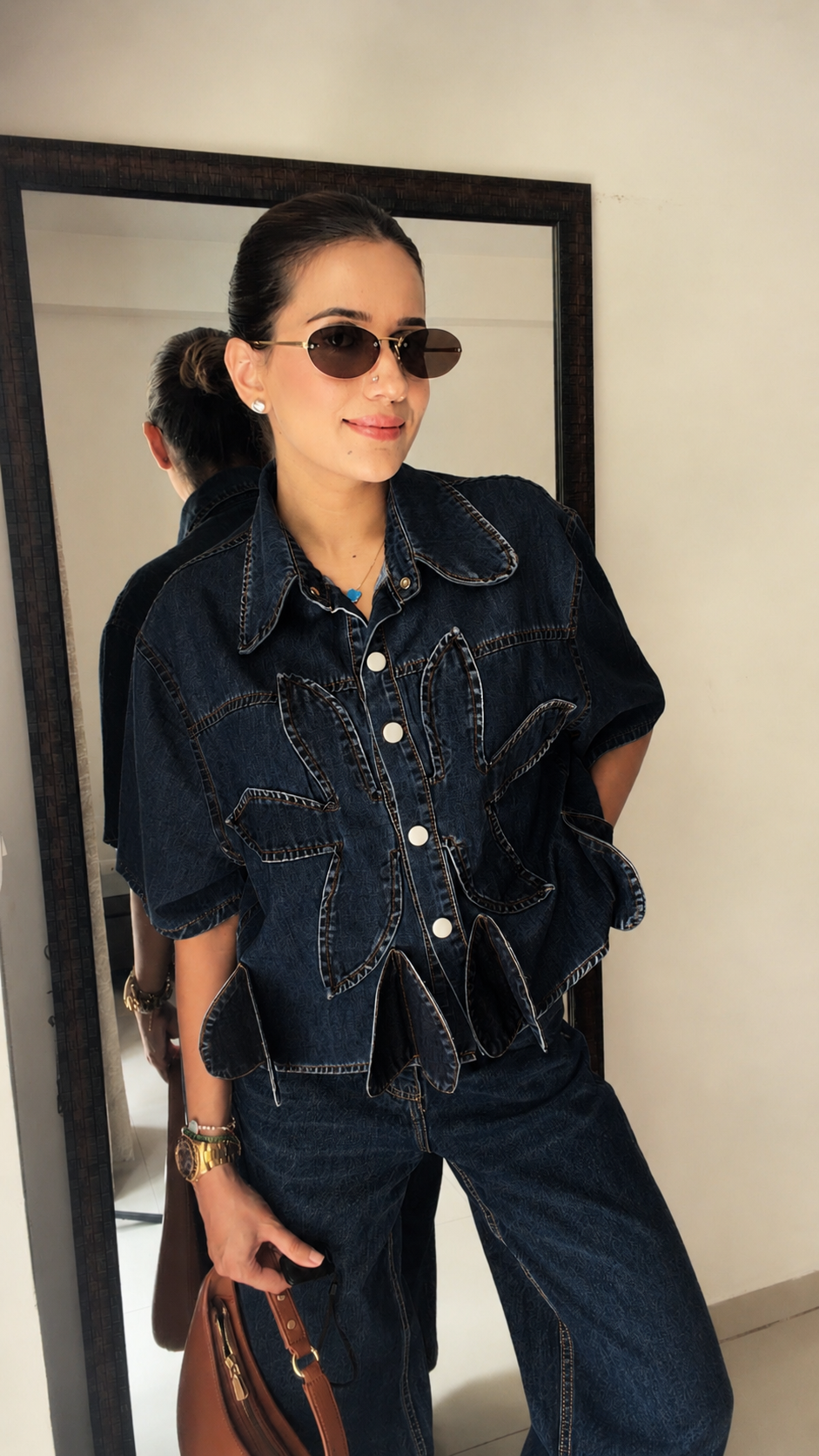 Heart Edge Denim Shirt