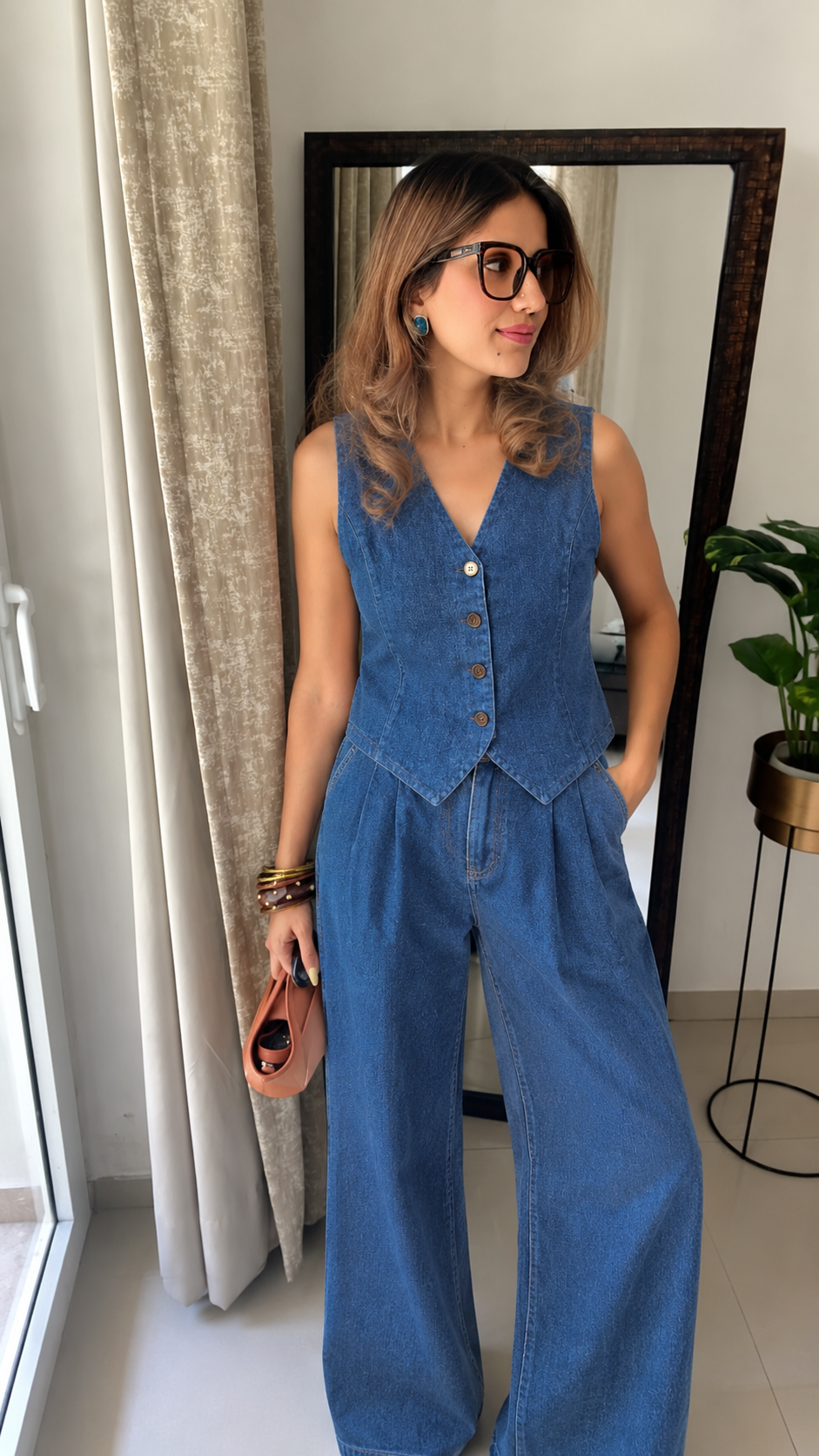 Denim Vest Inspo Co-Ord Set