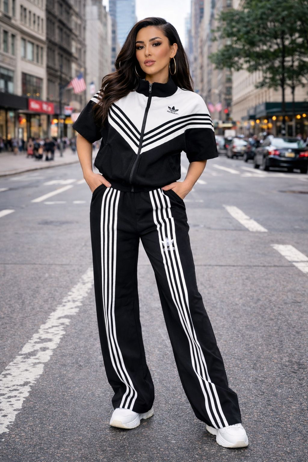 Monochrome Stride lounge set